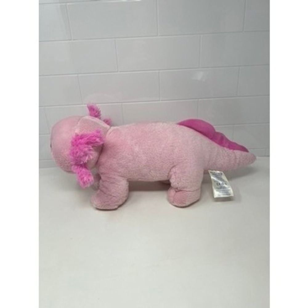 Build-A-Bear Workshop Pink Axolotl Plush Stuffed Animal Toy Pink Magenta Gills - Picture 2 of 3